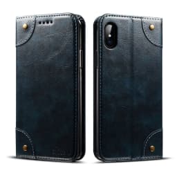 image-Retro Style iPhone X Wallet Case