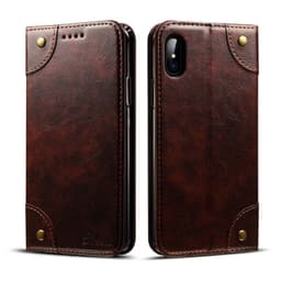 image-Retro Style iPhone X Wallet Case