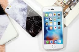 image-Marble Meets The Fashion Colors iPhone Case