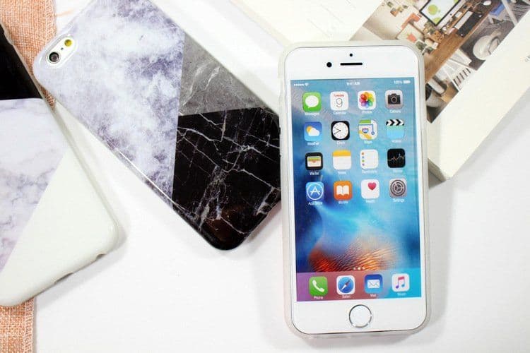 image-Marble Meets The Fashion Colors iPhone Case