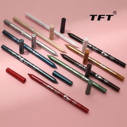 image-Waterproof Eyeliner Long Lasting Pencil Colourful Pigment Blue Black