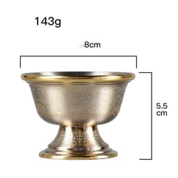 image-Water Supply Cup for Buddha Cup Copper Manual Household Buddha Front Cup Water Supply Bowl