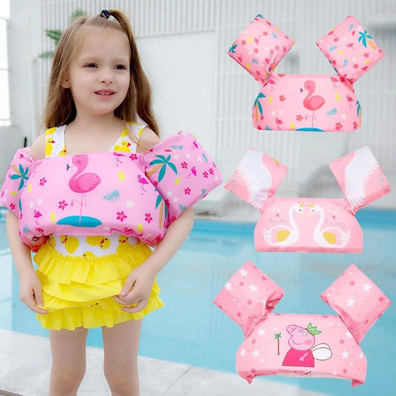image-Children's swimming arm ring 2-6 years old baby learning swimming equipment floating ring water sleeve buoyancy vest life jacket