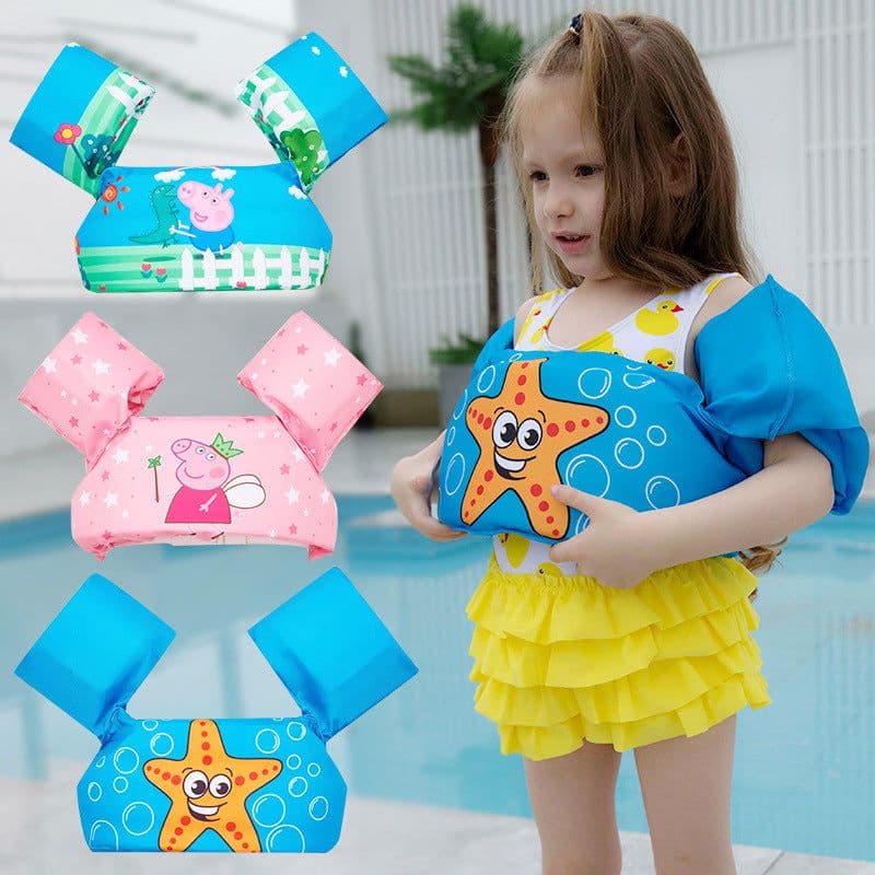 image-Children's swimming arm ring 2-6 years old baby learning swimming equipment floating ring water sleeve buoyancy vest life jacket
