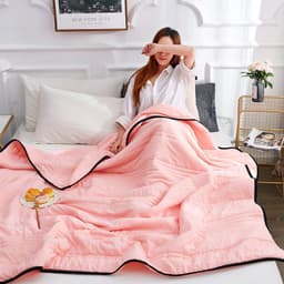 image-New Washed Cotton Children's Air Conditioning Quilt - Summer Thin Quilt
