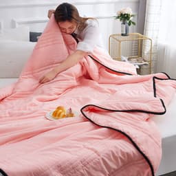 image-New Washed Cotton Children's Air Conditioning Quilt - Summer Thin Quilt