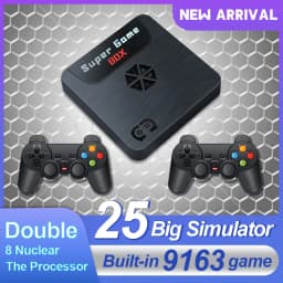 image-X5 Retro Video Game Consoles TV Box Magic Box Built in 9000 3D Games