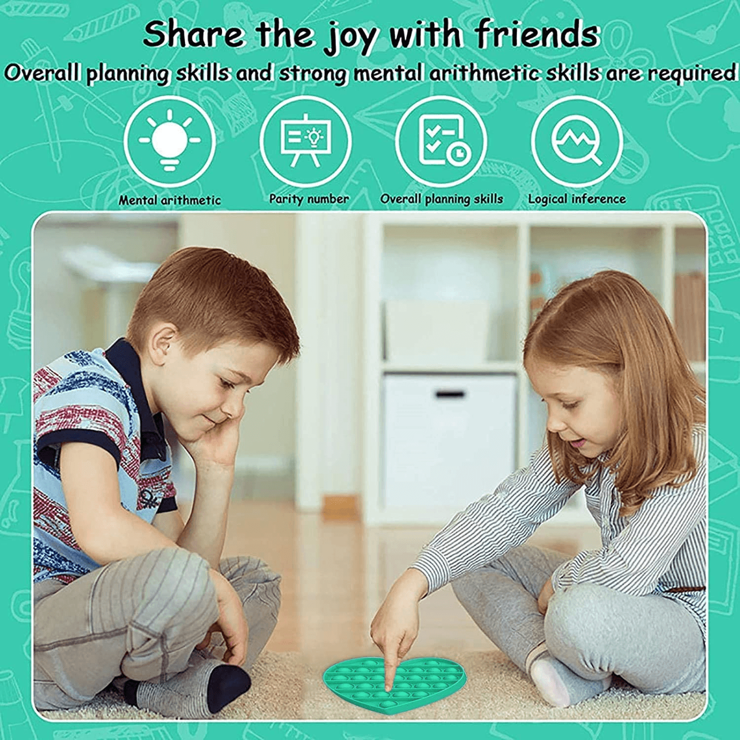 image-Pop it fidget toys Game For Adult Kid Push Bubble Fidget Sensory Toy