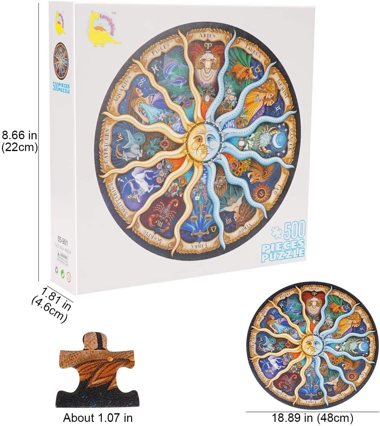 image-500 Pieces Horoscope Puzzles for Adults Kids