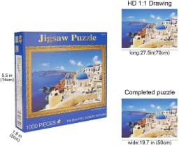 image-1000 Pieces Jigsaw Puzzles for Adults Kids