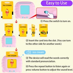 image-Kids Electronic Cognitive Cards Talking Flash Cards Audio Books