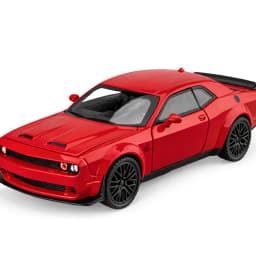 image-Red Die-Cast Modern Muscle Car Model Toy