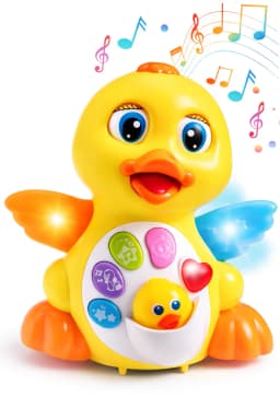 image-Musical Dancing Duck Toy with Lights & Sound