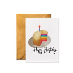 image-Rainbow Cake Birthday Card