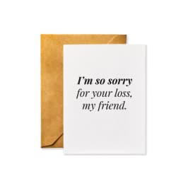 image-I'm So Sorry for Your Loss, My Friend - Almost Perfect Edition