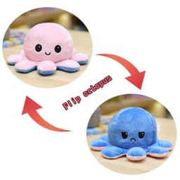 image-90cm-130cm Reversible Flip Giant Octopus Stuffed Plush Doll Gift Toys