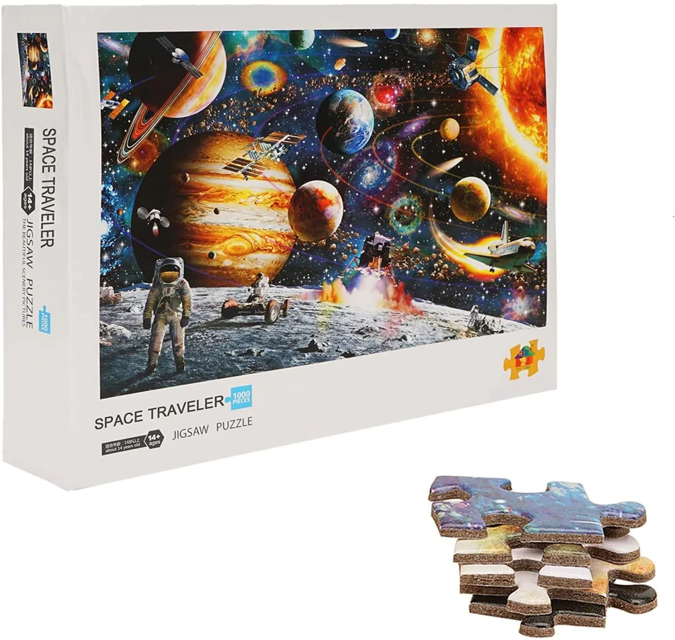 image-1000 Pieces Space Theme Puzzles for Adults