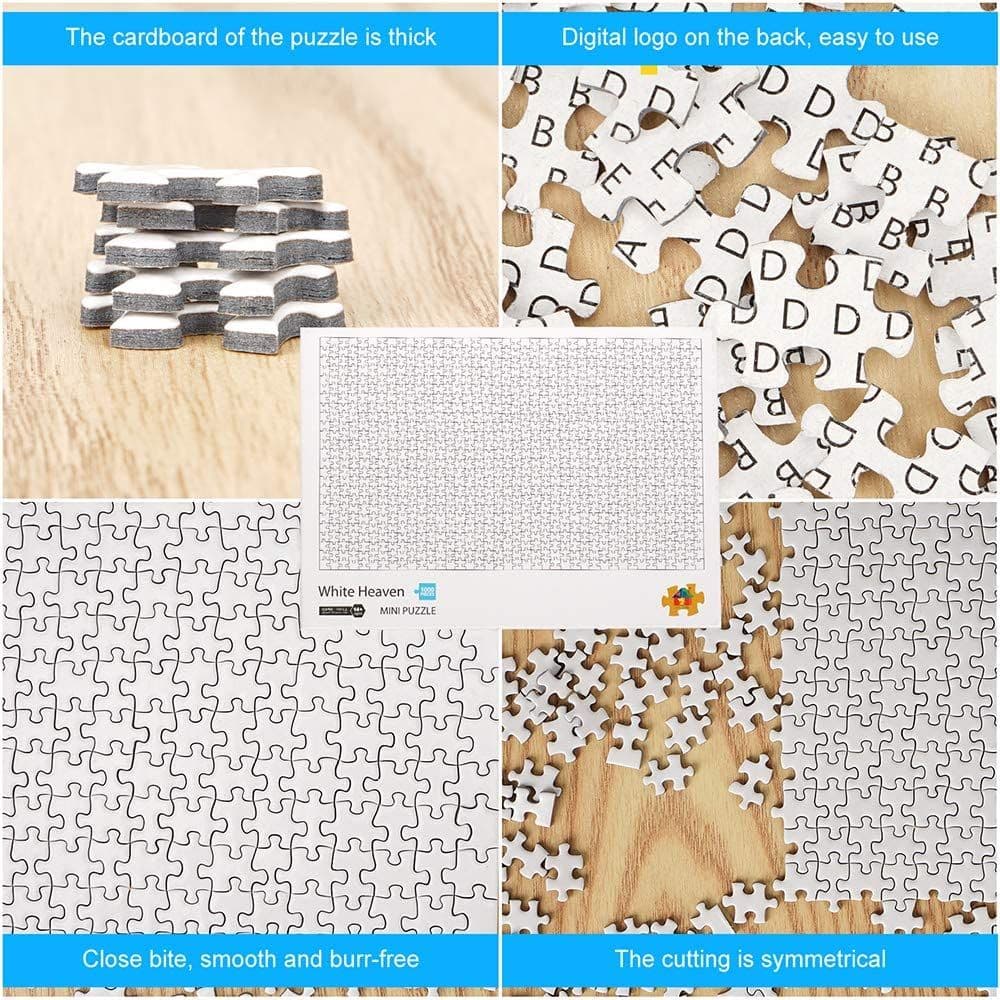 image-1000 Pieces White Hell Puzzle for Adults Kids