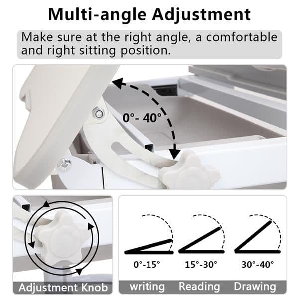 image-70CM Lifting Table Can Tilt Children Learning Table And Chair