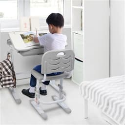 image-70CM Lifting Table Can Tilt Children Learning Table And Chair