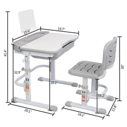 image-70CM Lifting Table Can Tilt Children Learning Table And Chair