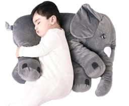 image-Elephant Plush Soft Toy for Kids 60cm