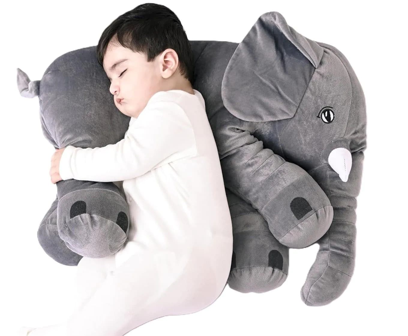 image-Elephant Plush Soft Toy for Kids 60cm