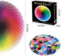 image-1000 Pieces Gradient Puzzles for Adults Kids