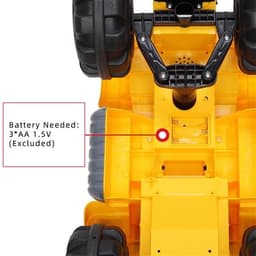 image-Children's Excavator Toy Car Without Power Two Plastic Stones