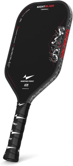 image-NightBlade Pickleball Paddle 16 mm High Performance Carbon Fiber Face