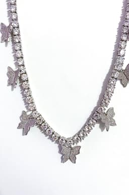 image-Necklace - So Icy Butterfly Choker