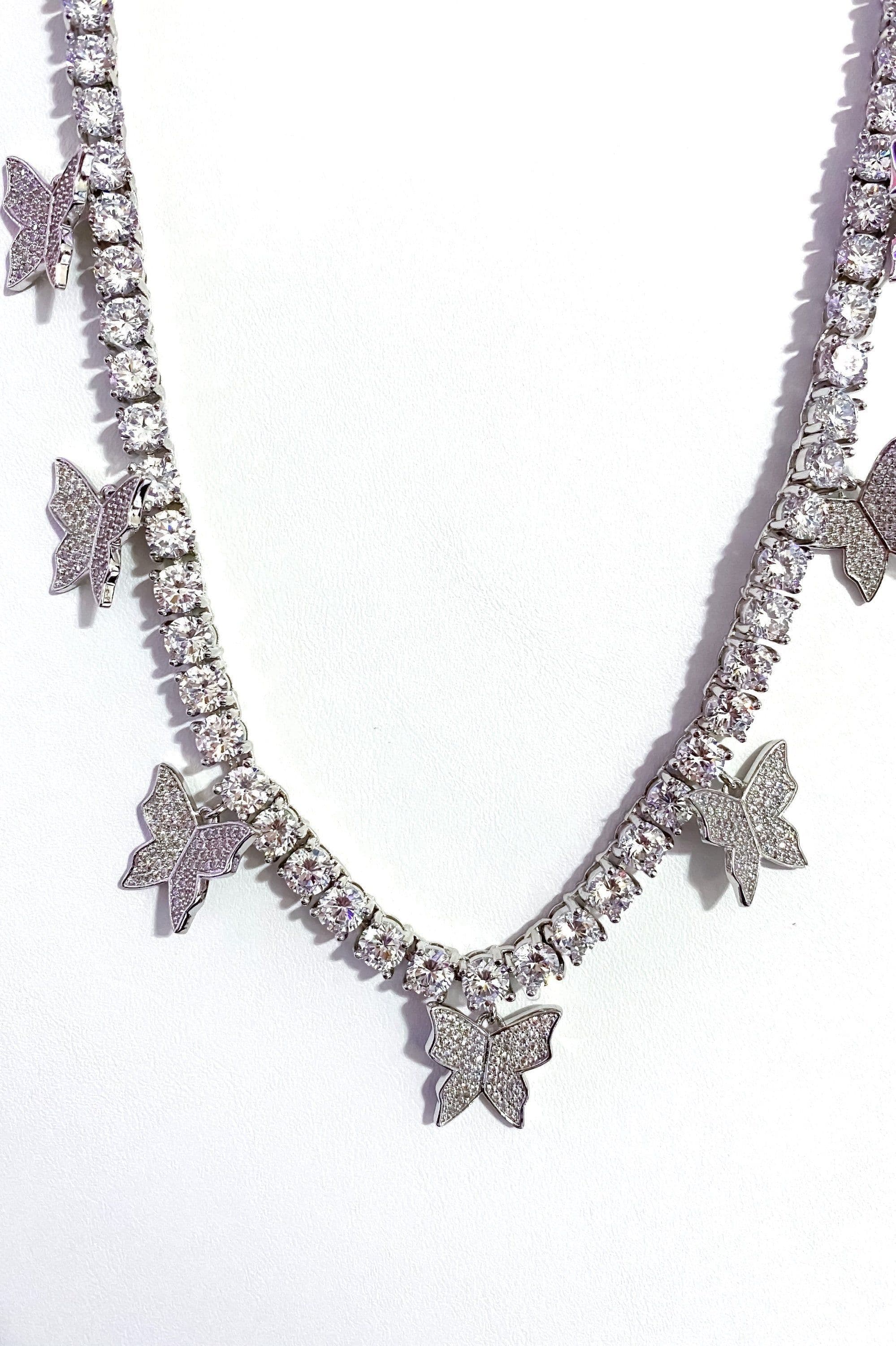 image-Necklace - So Icy Butterfly Choker
