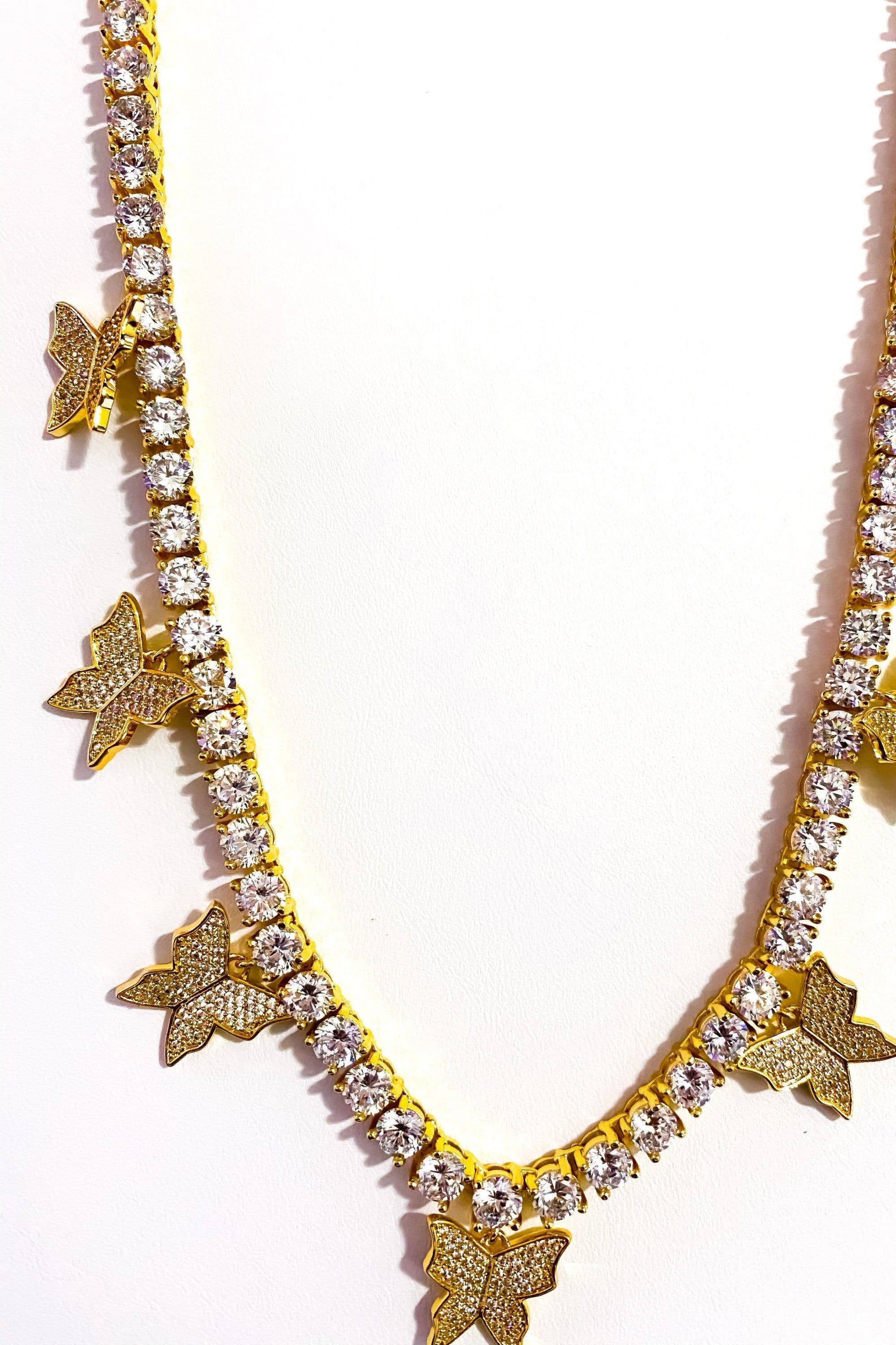 image-Necklace - So Icy Butterfly Choker