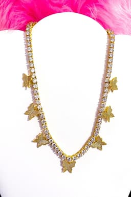 image-Necklace - So Icy Butterfly Choker