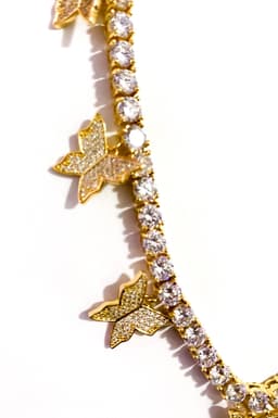image-Necklace - So Icy Butterfly Choker