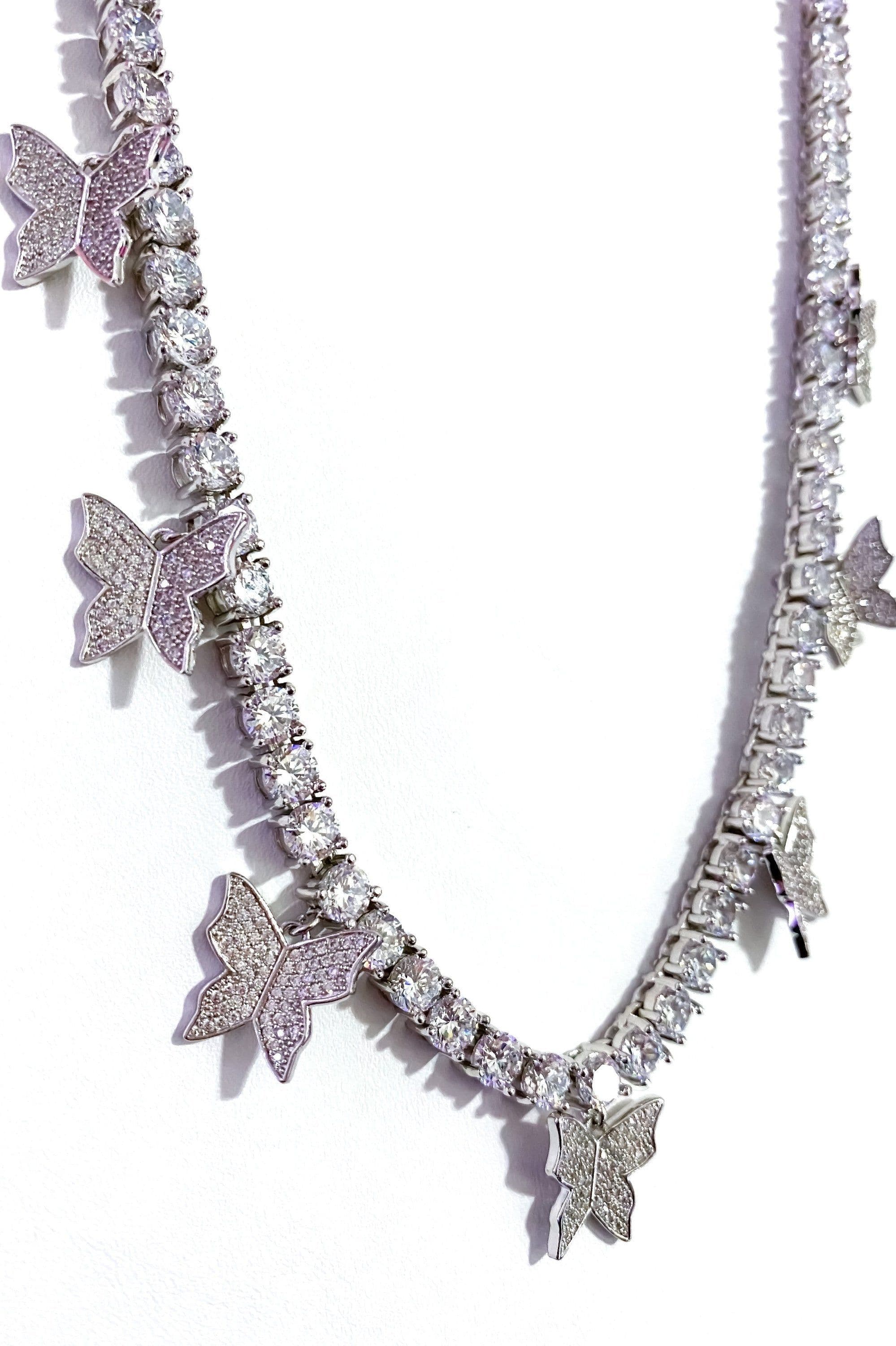 image-Necklace - So Icy Butterfly Choker