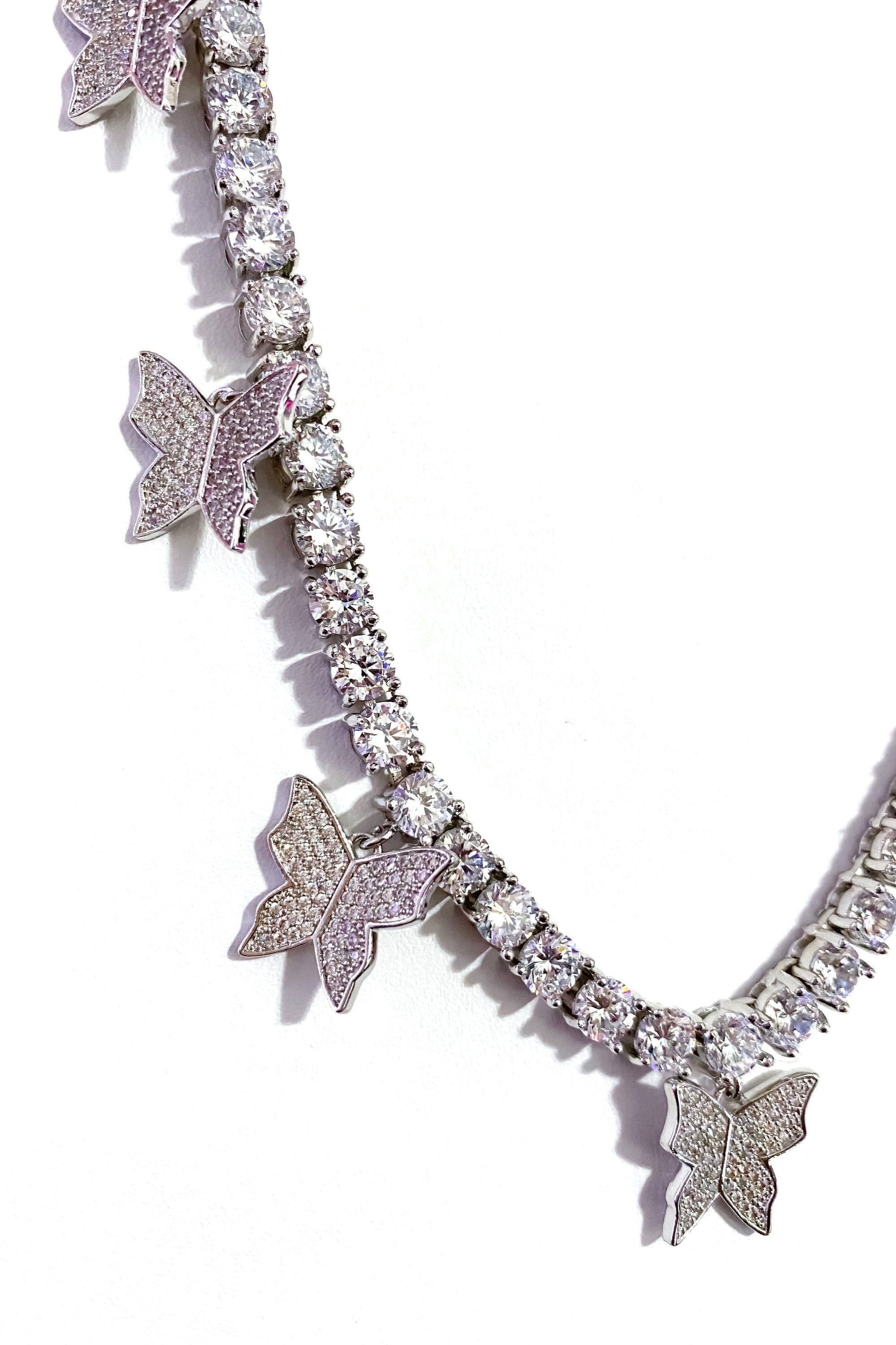 image-Necklace - So Icy Butterfly Choker