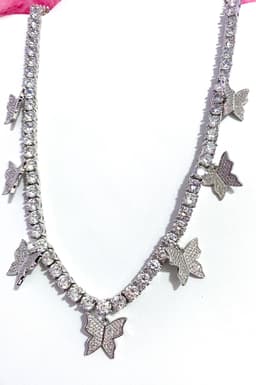 image-Necklace - So Icy Butterfly Choker