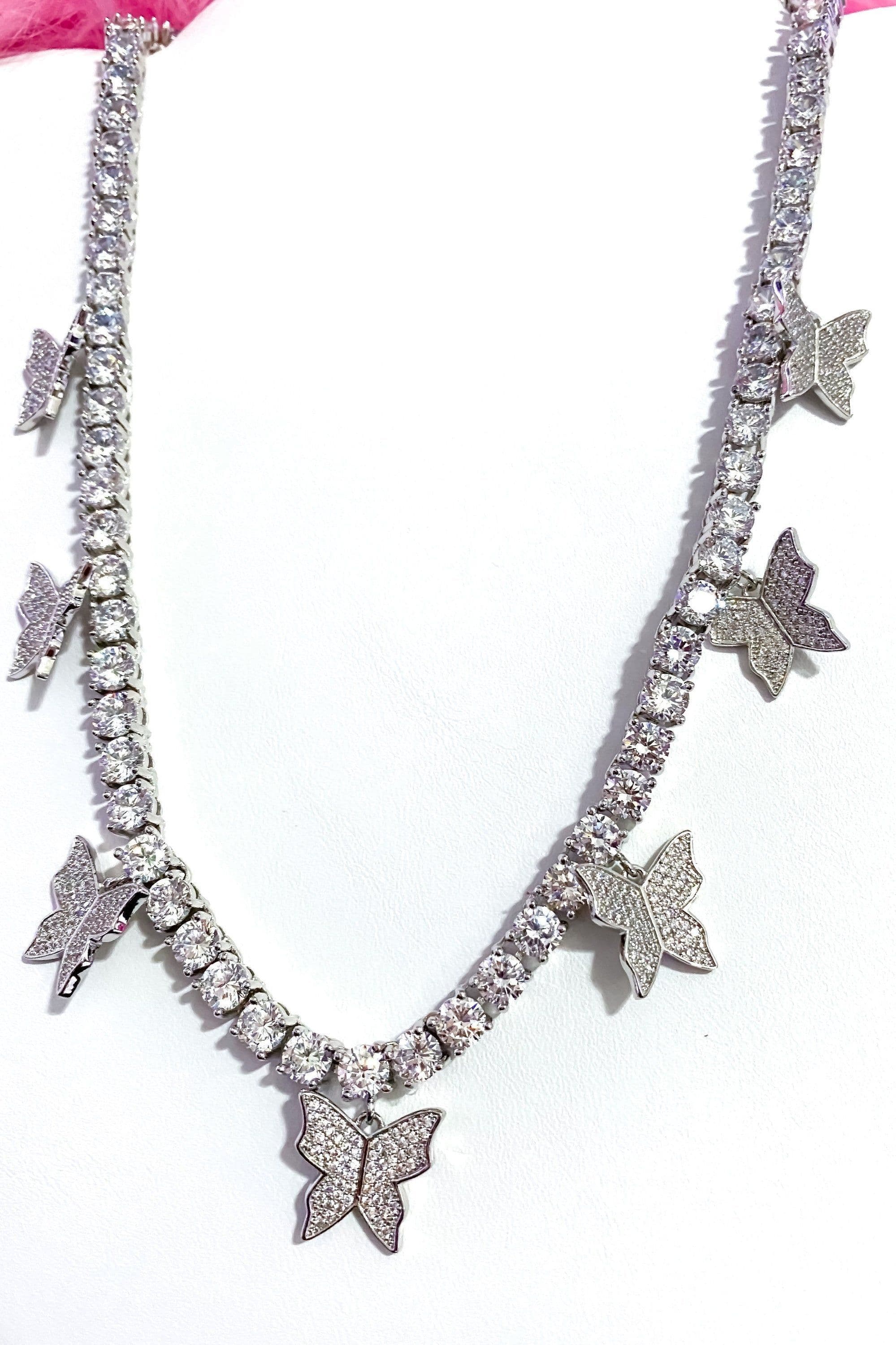 image-Necklace - So Icy Butterfly Choker