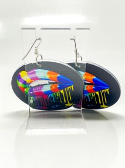 image-Hoops - Lips on Drip Savage Rainbow