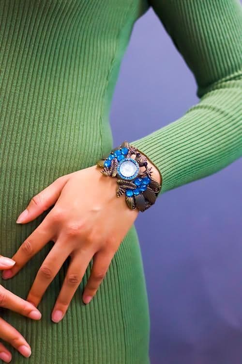 image-Bracelet - Antique Series: Indigo