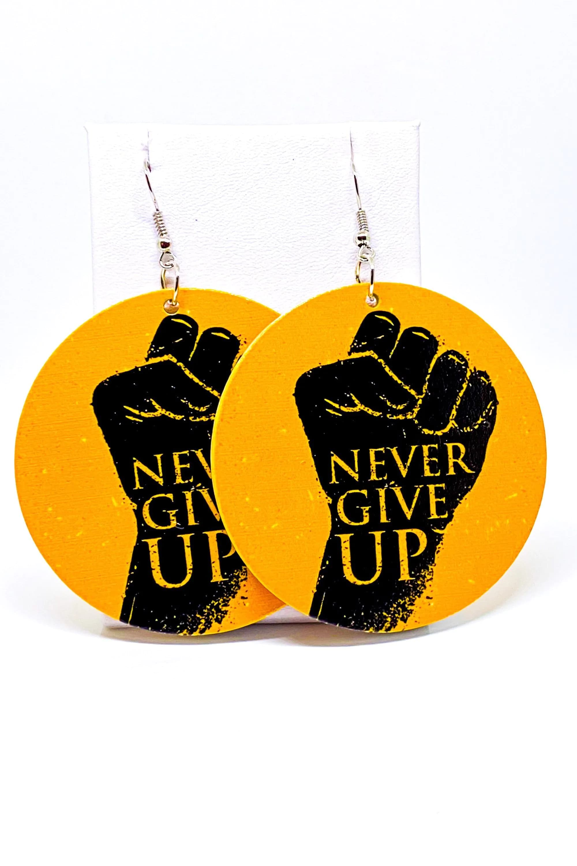 image-Hoops - Yellow Never Give Up