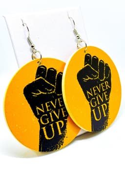 image-Hoops - Yellow Never Give Up