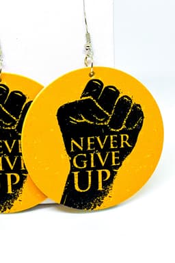image-Hoops - Yellow Never Give Up