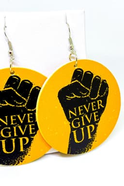image-Hoops - Yellow Never Give Up