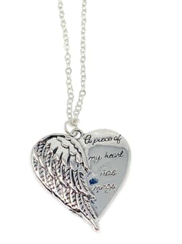 image-Necklace - A Piece of My Heart Has Wings