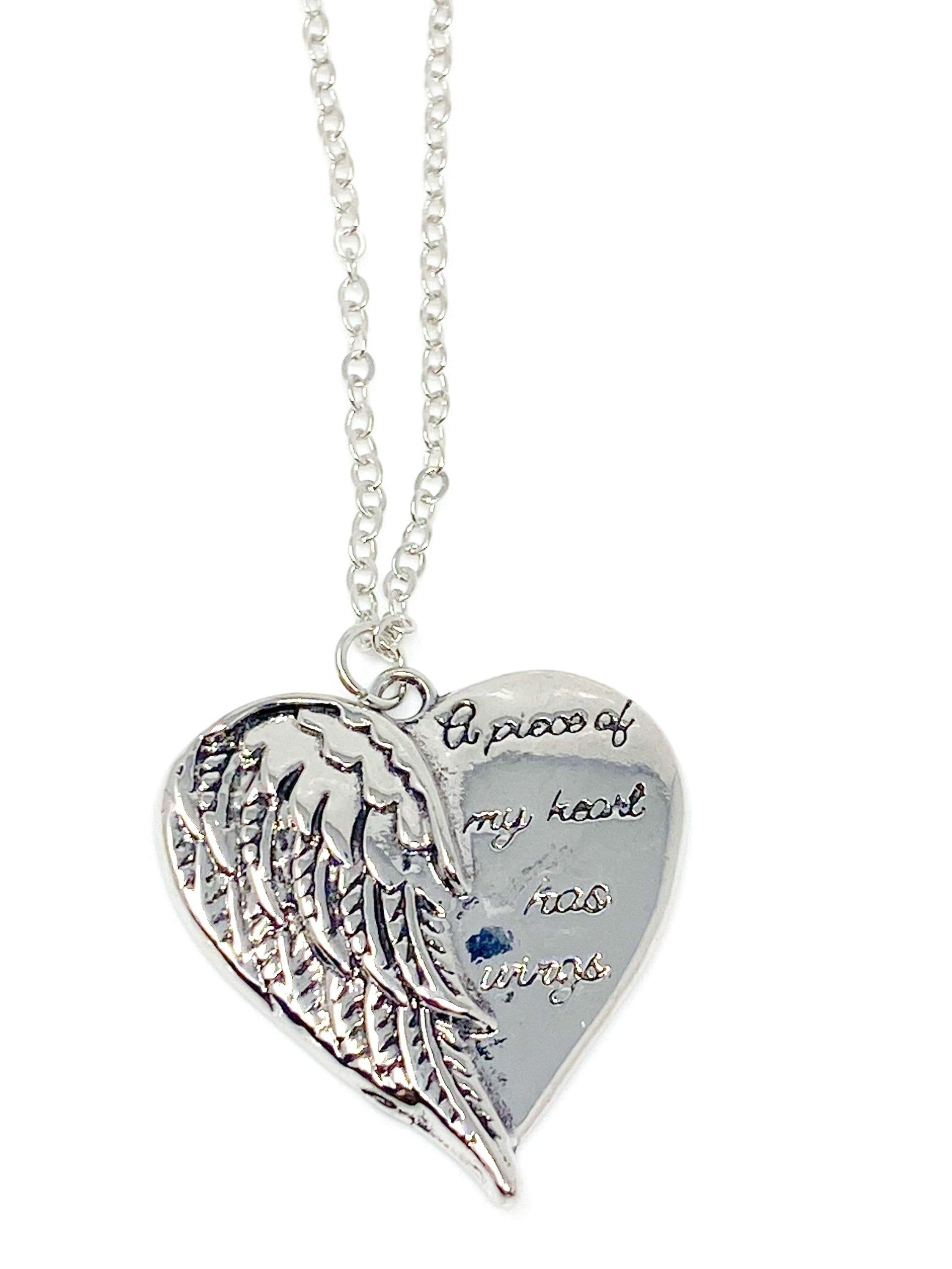 image-Necklace - A Piece of My Heart Has Wings