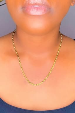 image-Necklace - Unisex Rope Chain Gold