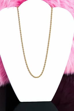 image-Necklace - Unisex Rope Chain Gold