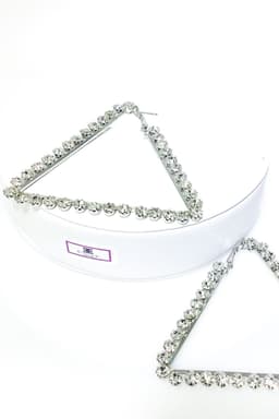 image-Hoops - Bermuda Triangle Earrings